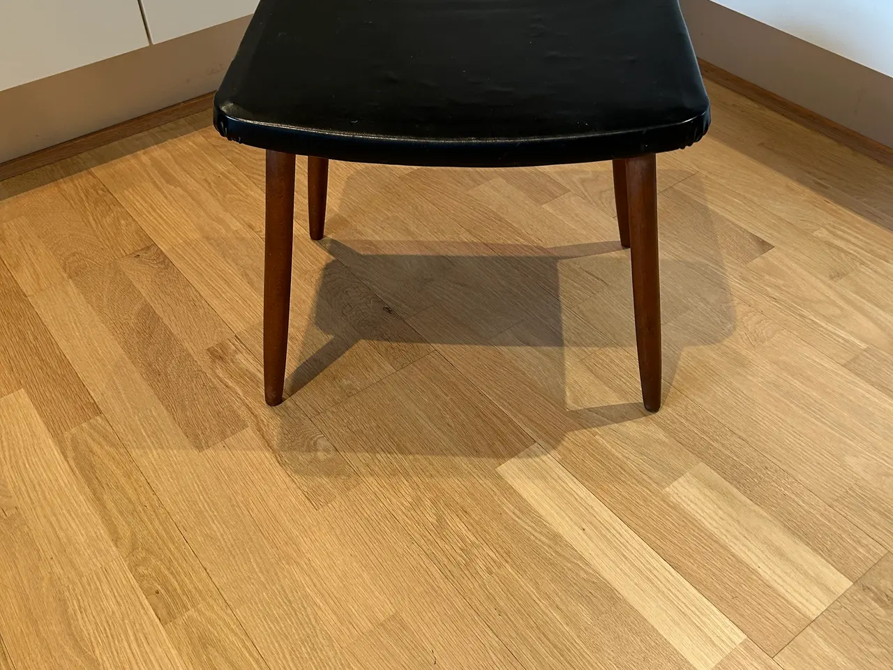 Billede 1 - Taburet med teak ben, Vintage