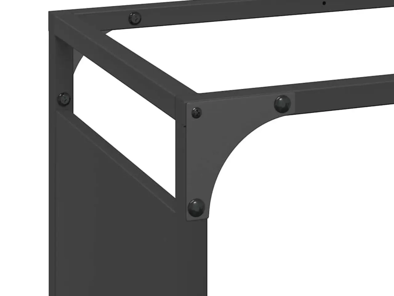 Billede 7 - Brændestativ 60 × 28 × 90 cm - koldvalset stål, sort