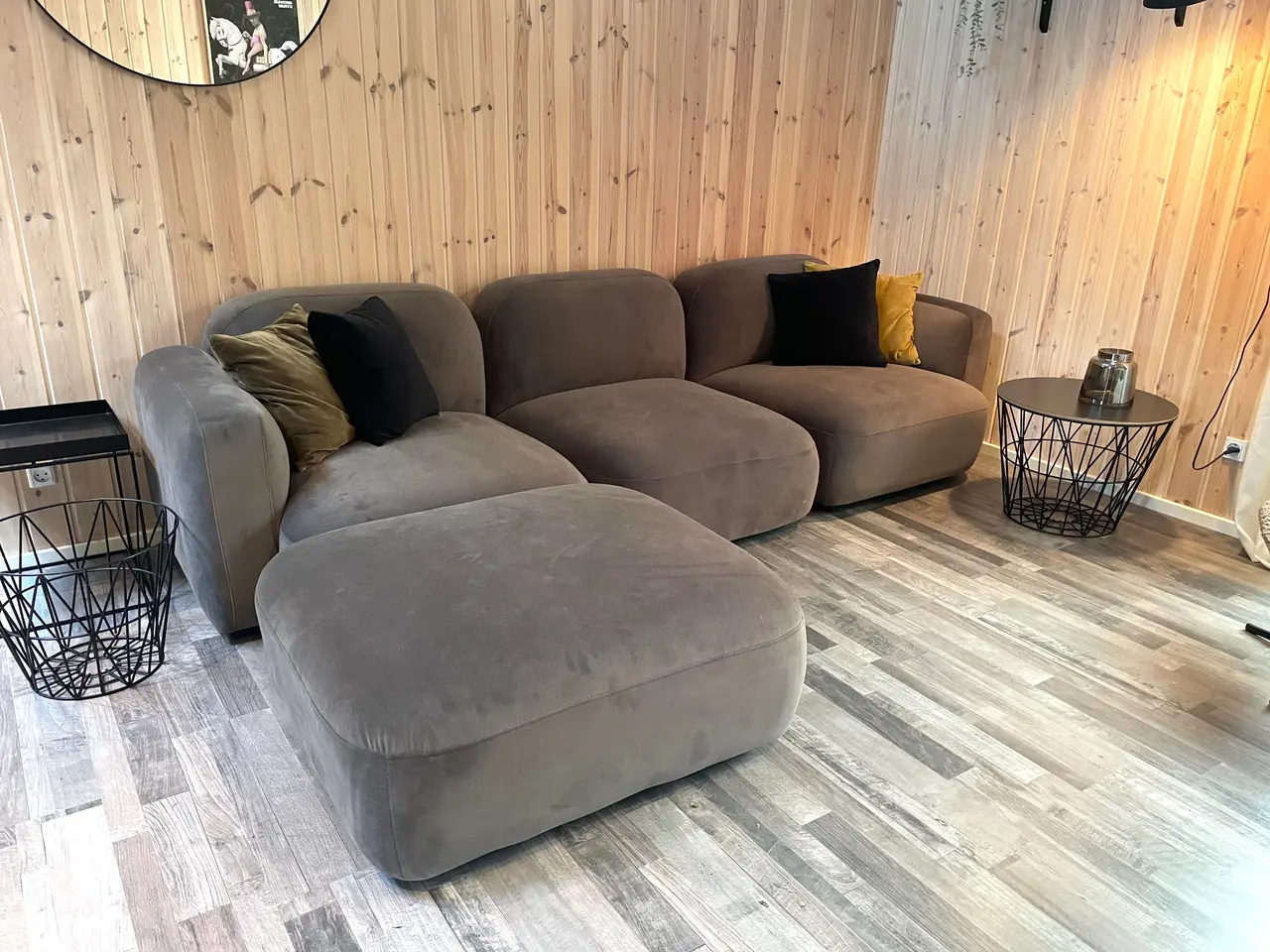 Billede 1 - SOFA MED PUFF