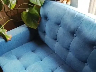 Sofa.blå sælges