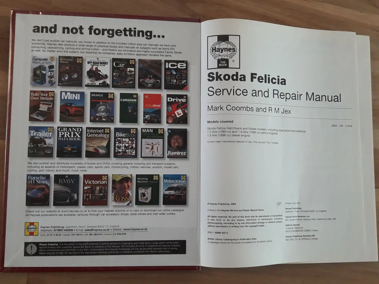 Billede 2 - Skoda Felicia Haynes manual