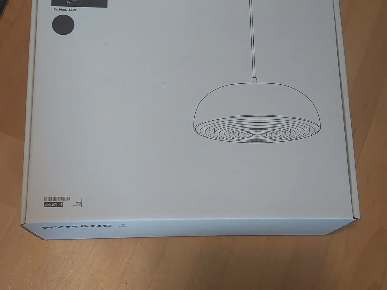 Billede 1 - Ikea nymåne lampe