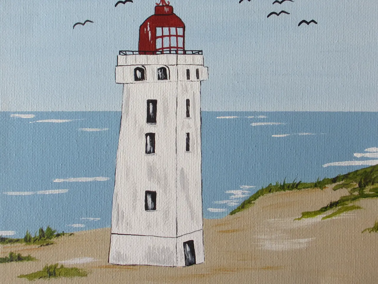 Billede 1 - ACRYL-MALERI nr. G 96