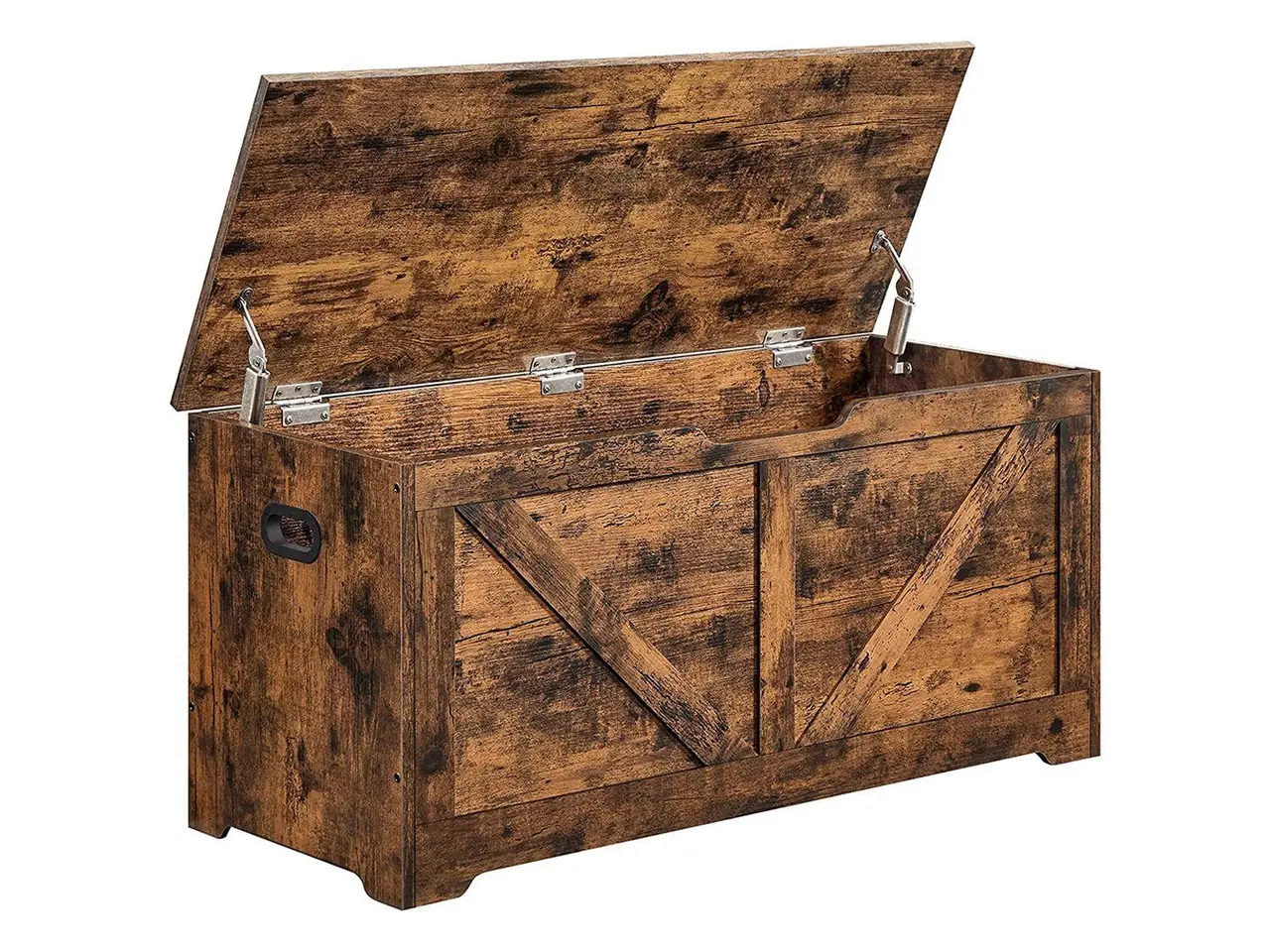 Billede 1 - Opbevaringsbænk trælook 100 × 40 × 46 cm, rustik brun