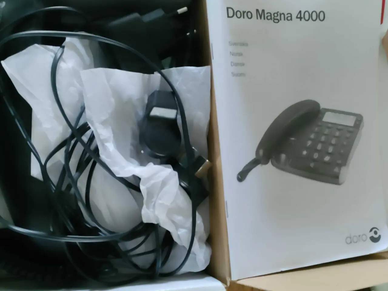 Billede 5 - Fastnettelefon Doro Magna 4000 til synshæmmede og
