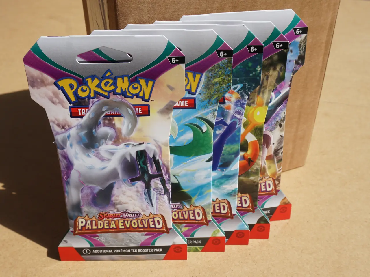 Billede 1 - 5x Scarlet and Violet: Paldea Evolved sleeved boos