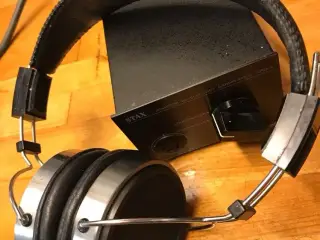 Vintage STAX DJ/Hifi Hovedtelefon med forstærker