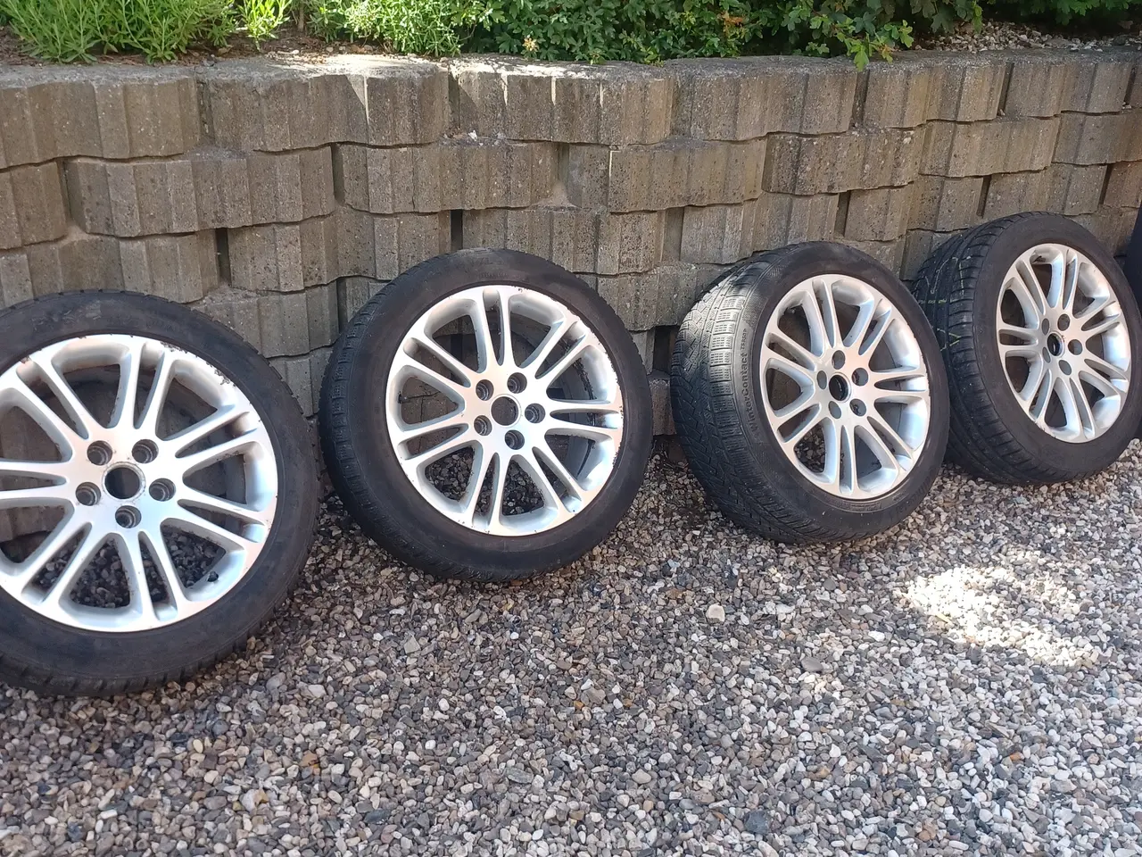 Billede 2 - VW 18" alufælge med vinterdæk.