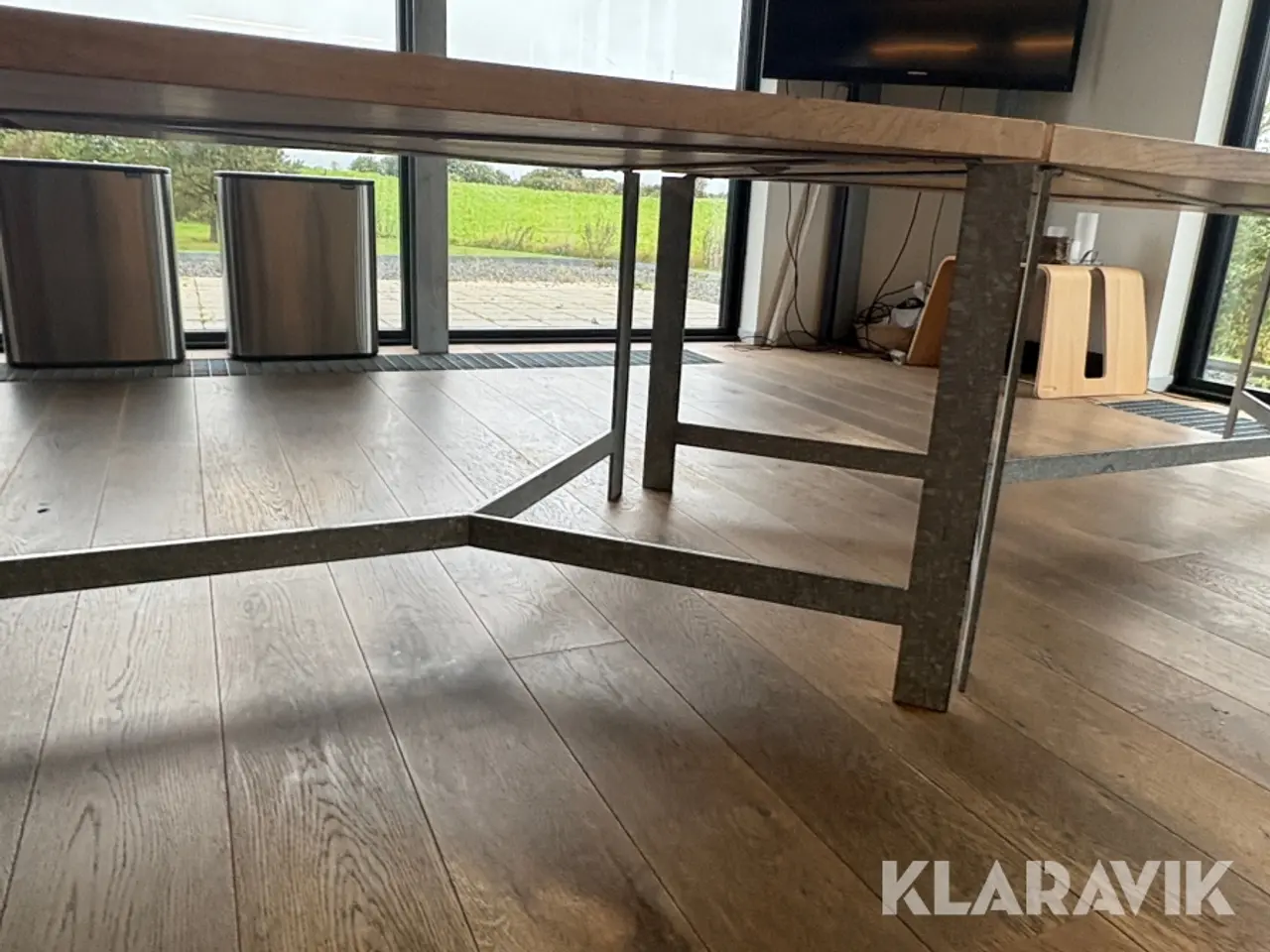 Billede 7 - Konference / kantine borde massiv egetræ - 3 styk