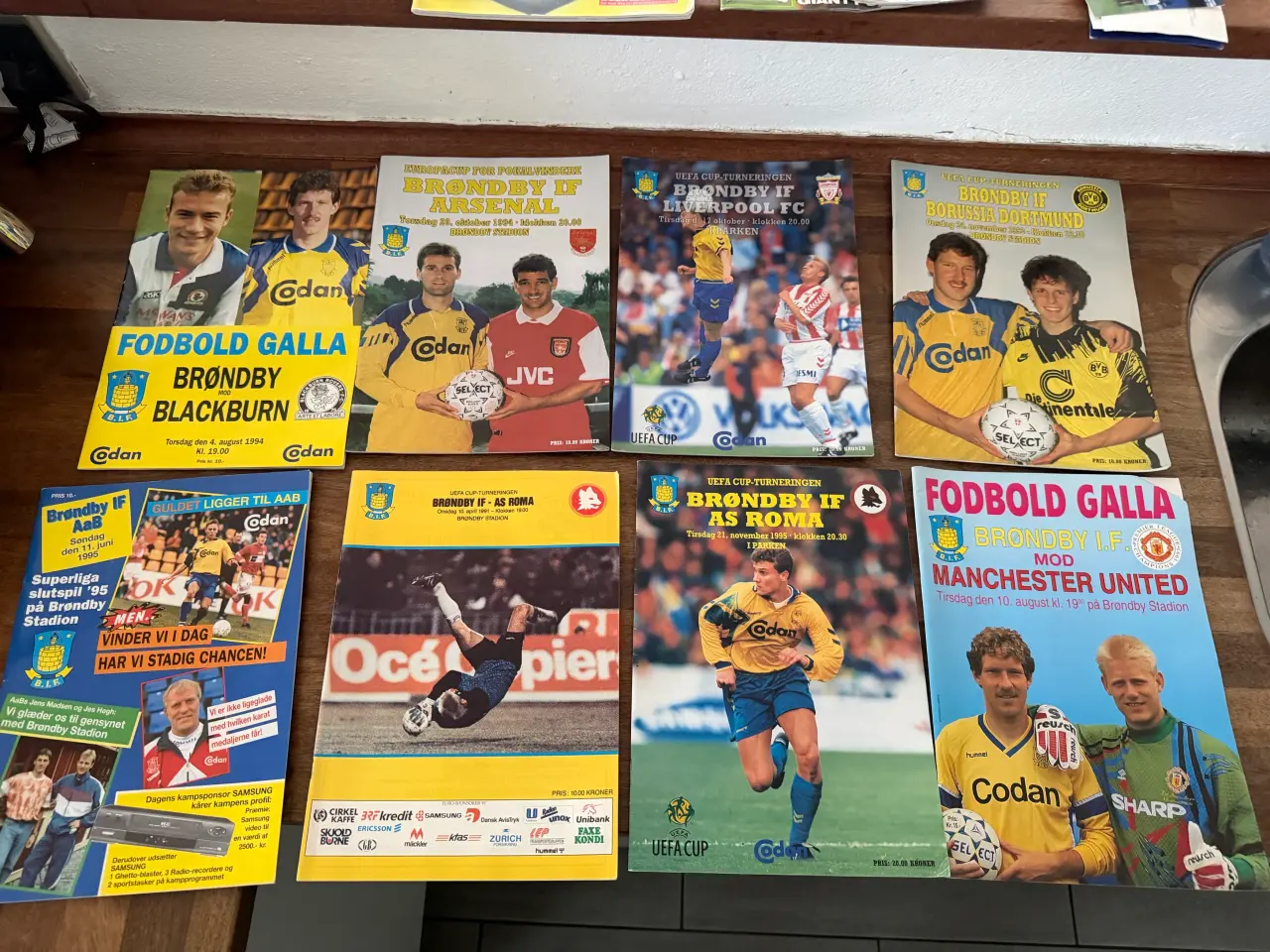 Billede 1 - Fodbold programmer Brøndby IF samling