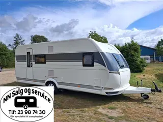 2021 - Hobby De Luxe 560 KMFe   FANTASTISK flot og velholdt campingvogn