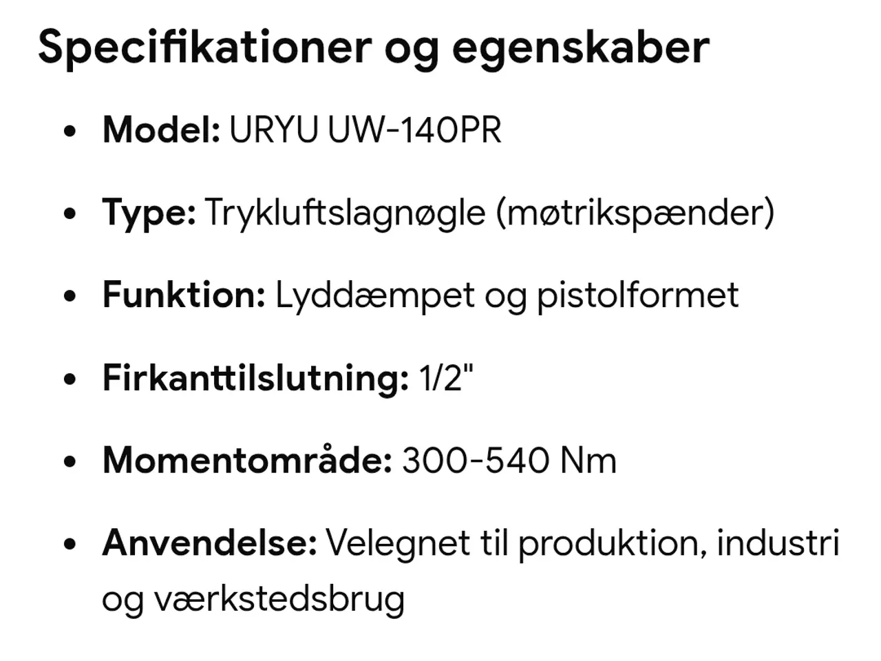 Billede 5 - Ny Luftnøgle 1/2"