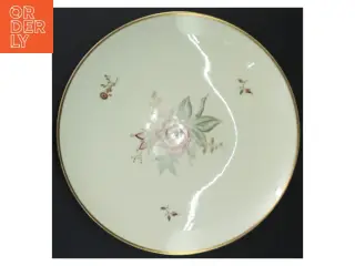 Porcelænsskål med blomstermotiv fra B&G (str. 24,5 cm)