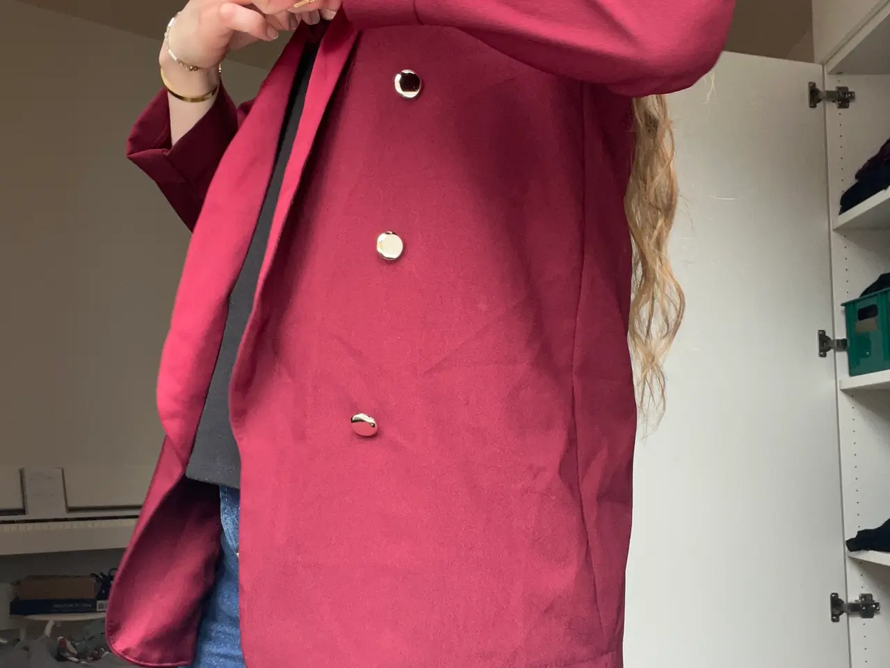Billede 2 - Bordeauxrød blazer fra Today
