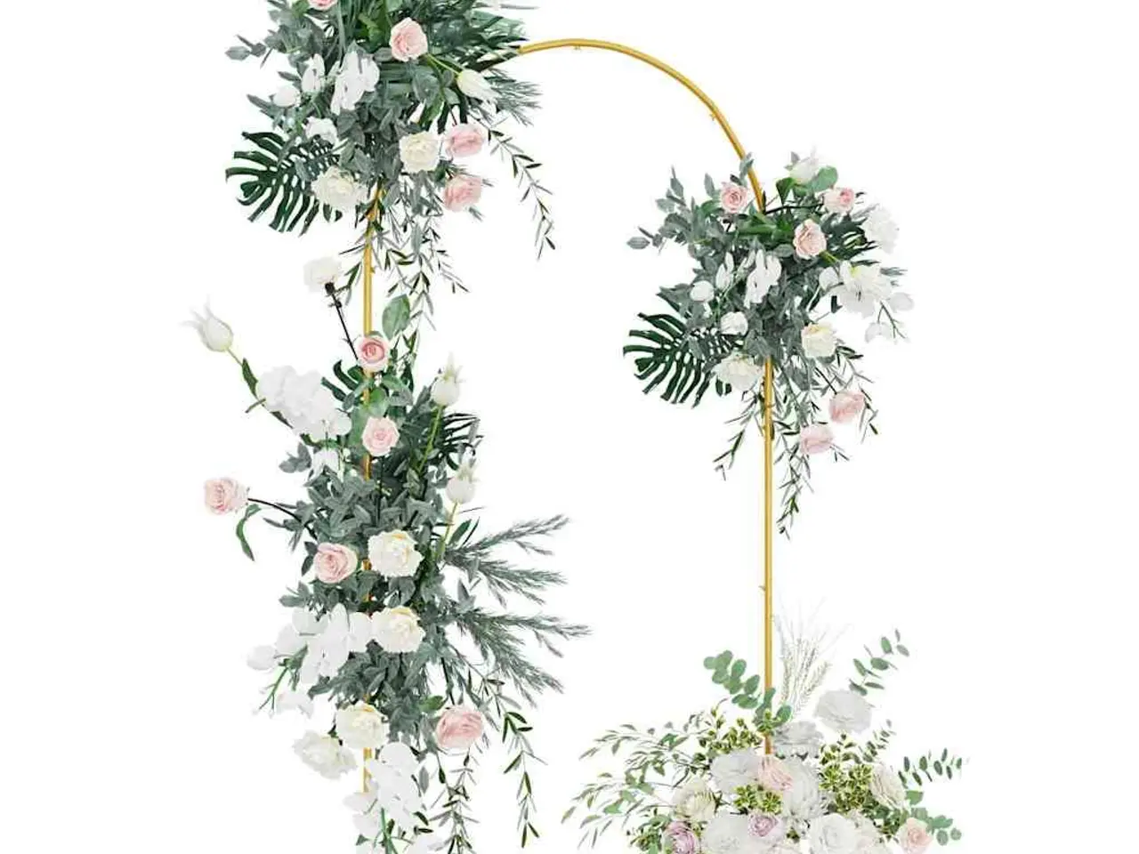 Billede 3 - Bryllupsbue i guld - stål, 100 × 39 × 200 cm