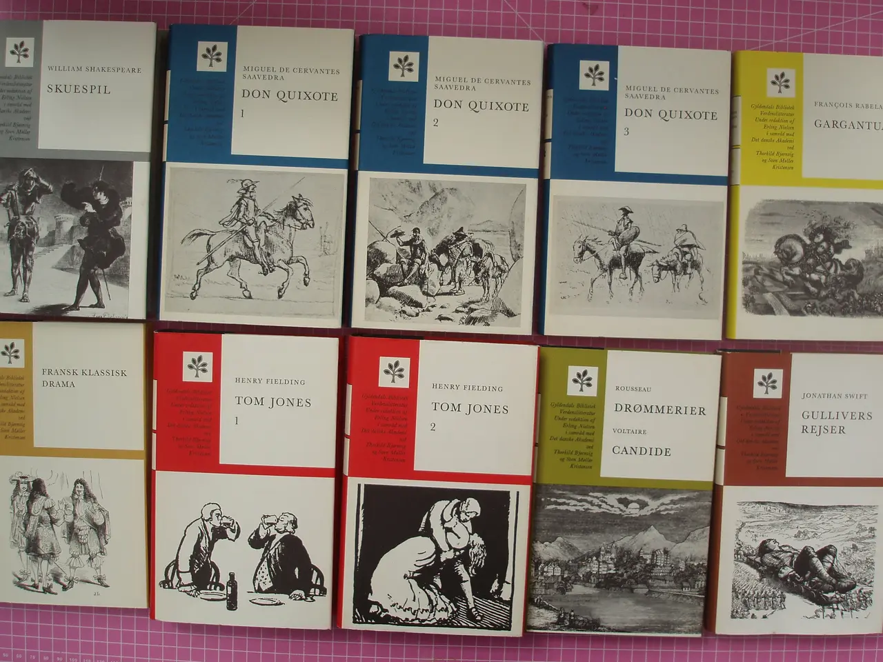 Billede 2 - Gyldendals Bibliotek Verdenslitteratur Hardback