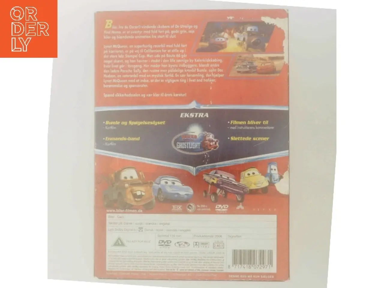 Billede 3 - "Pixar" med Lynet McQueen (DVD)