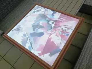 flot billede med smuk træramme