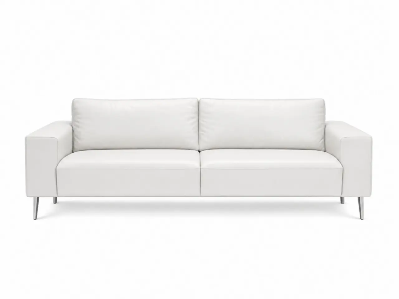 Billede 4 - Hjort Knudsen Copenhagen Hvid lædersofa