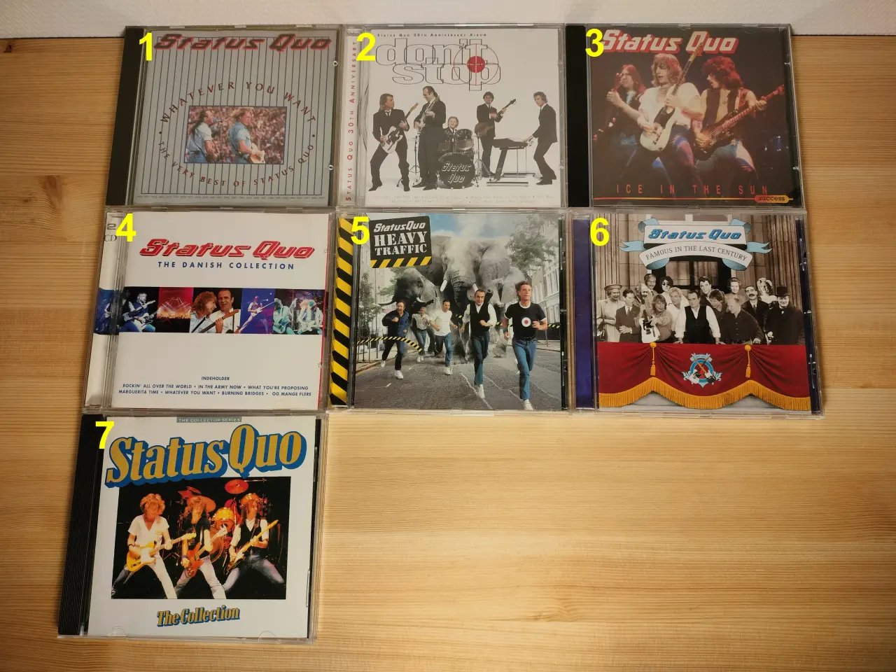 Billede 1 - Status Quo CD'er: 7 Titler