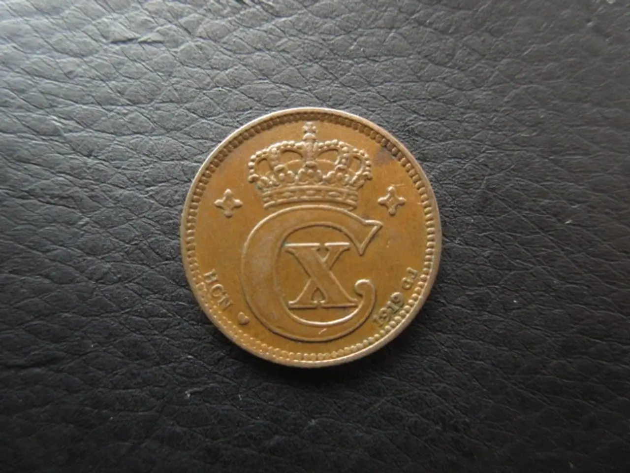 Billede 1 - 2 øre 1919 bronze kv. 1+