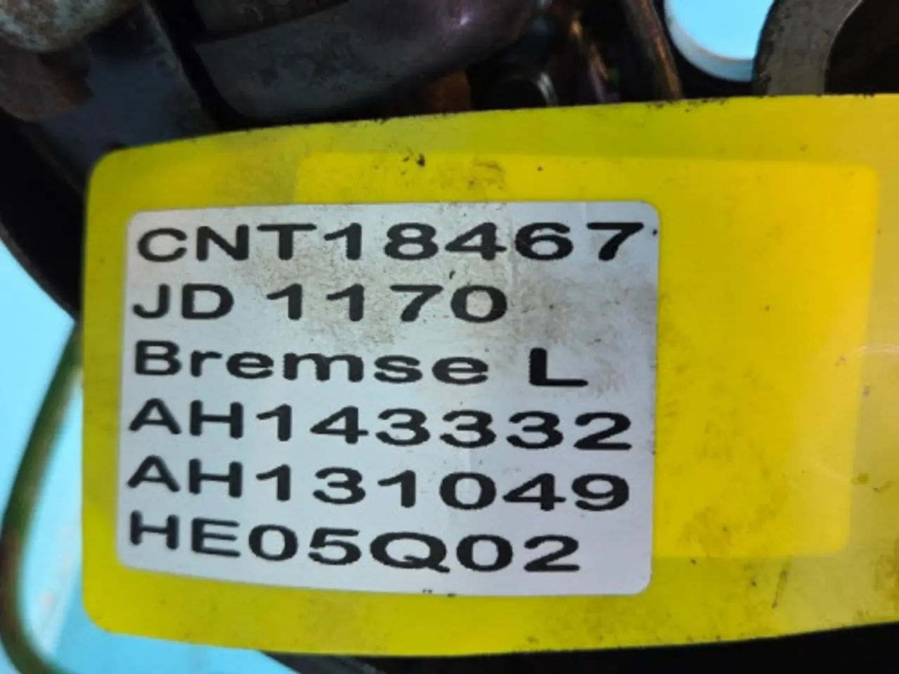 Billede 18 - John Deere 1170 Bremse L.  AH143332