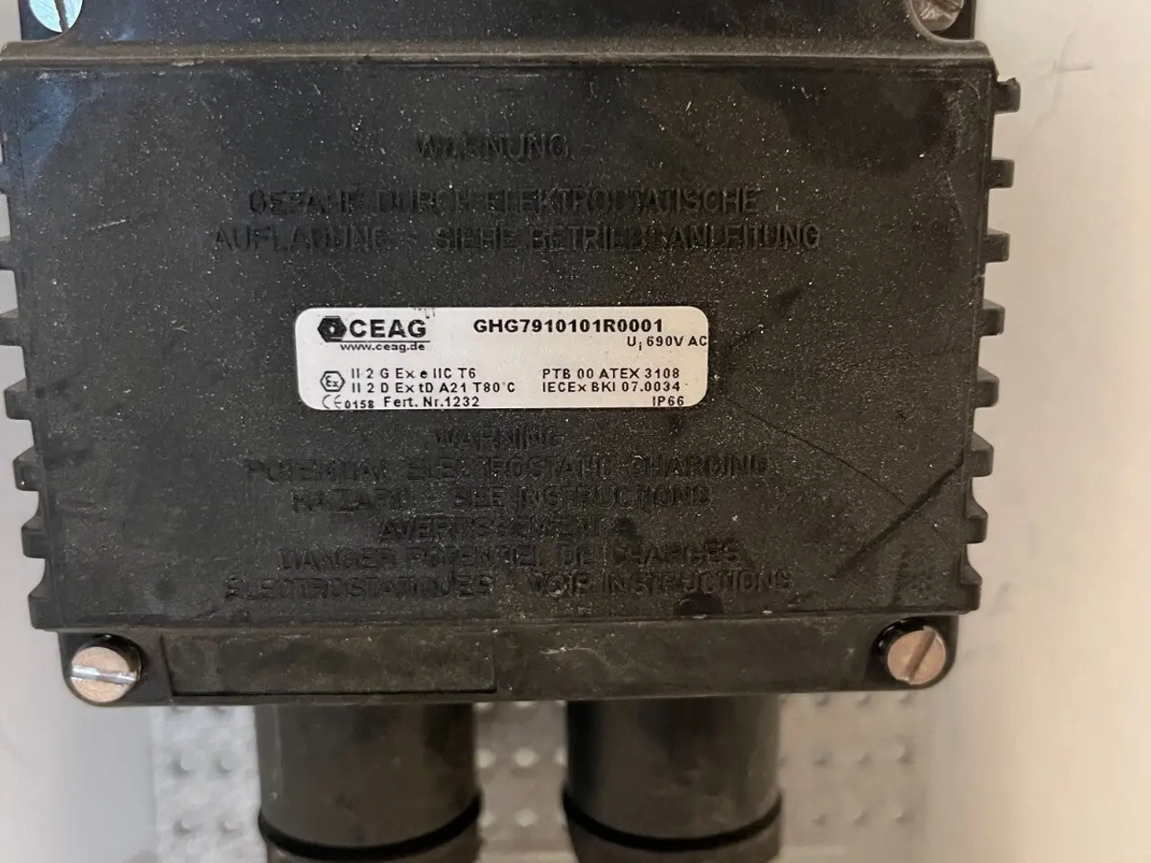 Billede 1 - CEAG GHG790101R0001 Explosion Proof Junction Box -