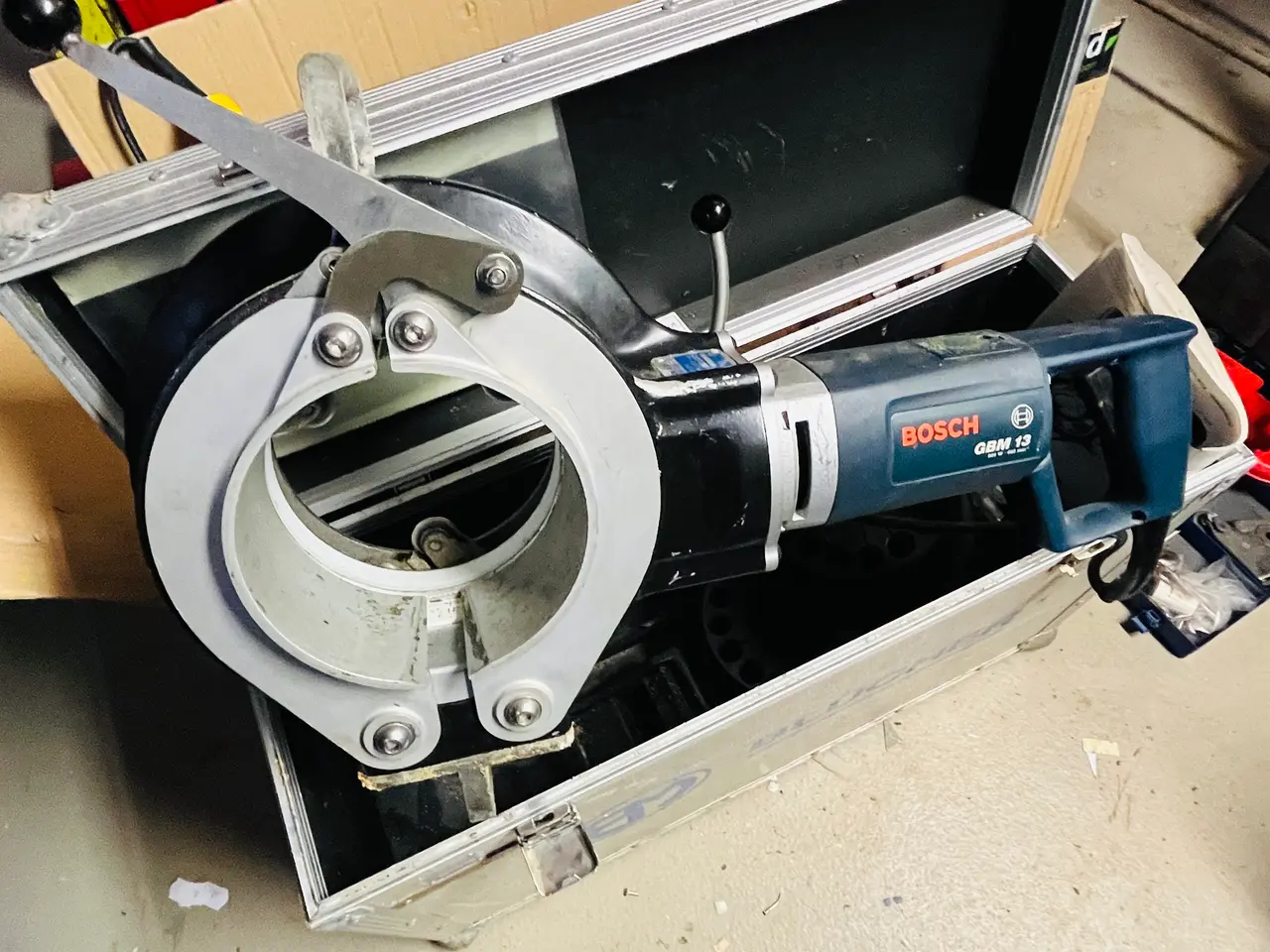 Billede 1 - El-Rørskærer BLÜCHER m. BOSCH motor + tilbehør