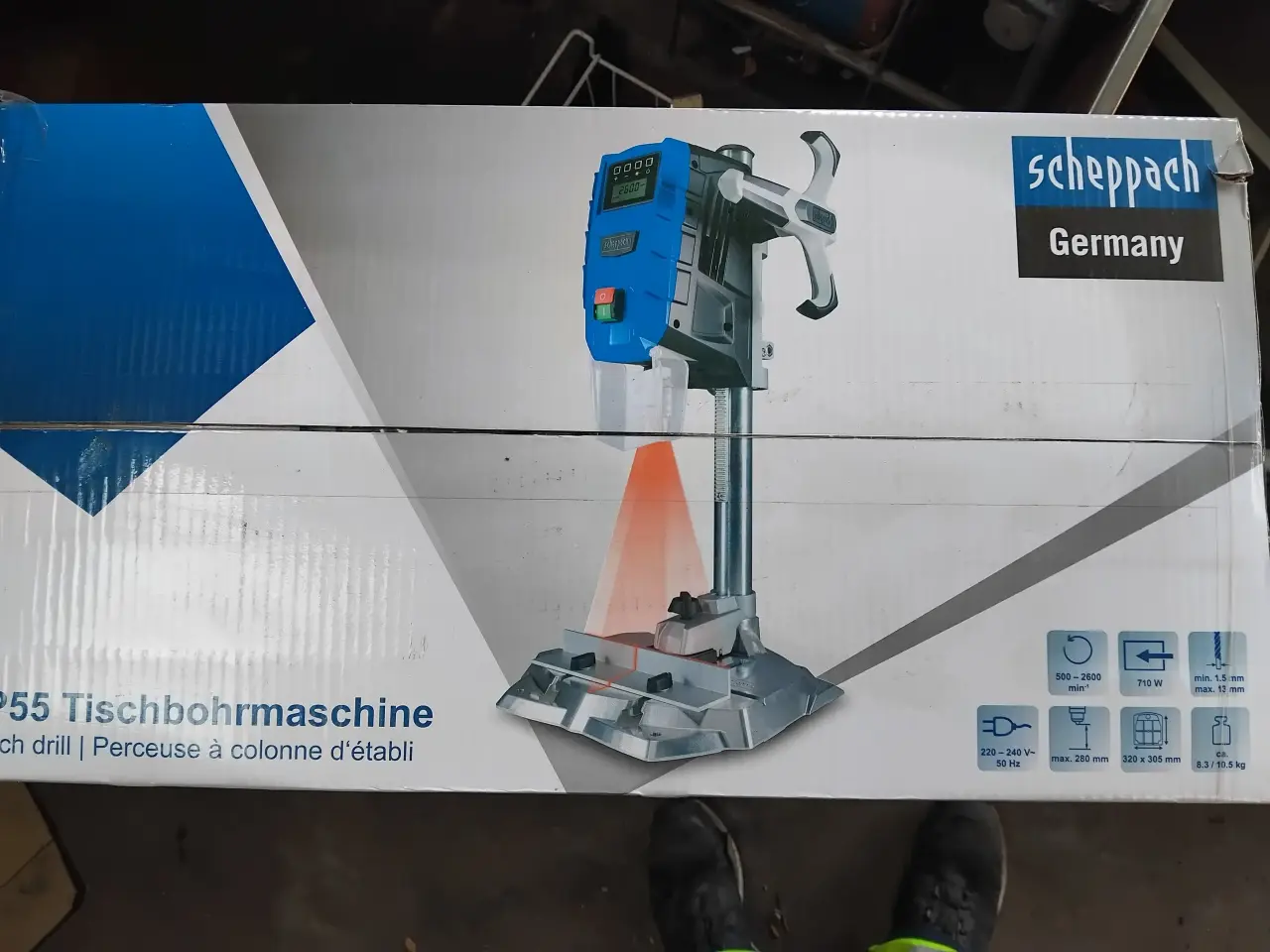 Billede 1 - SCHEPPACH søjleboremaskine 