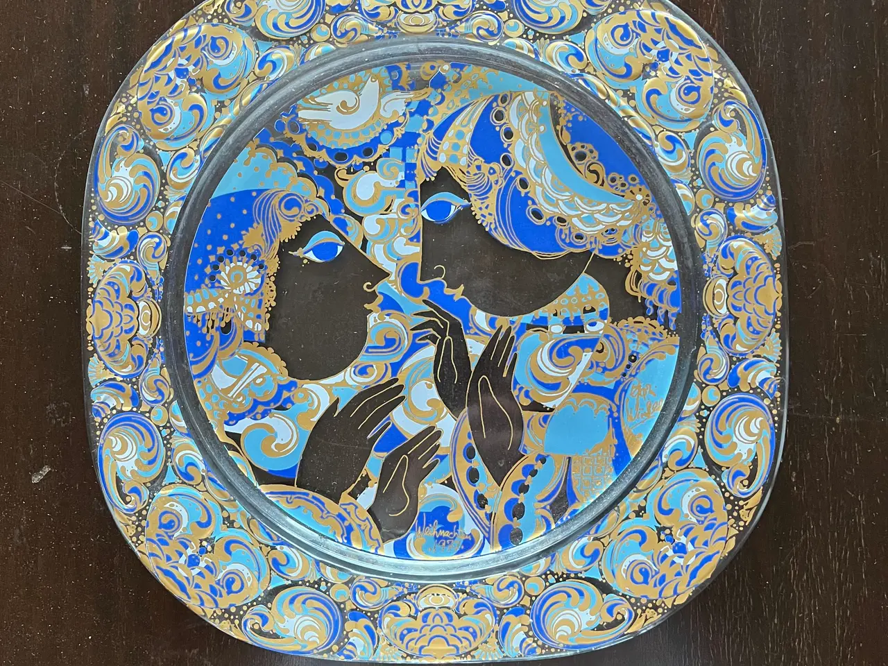 Billede 4 - Bjørn Viinblad platter, 4 stk.