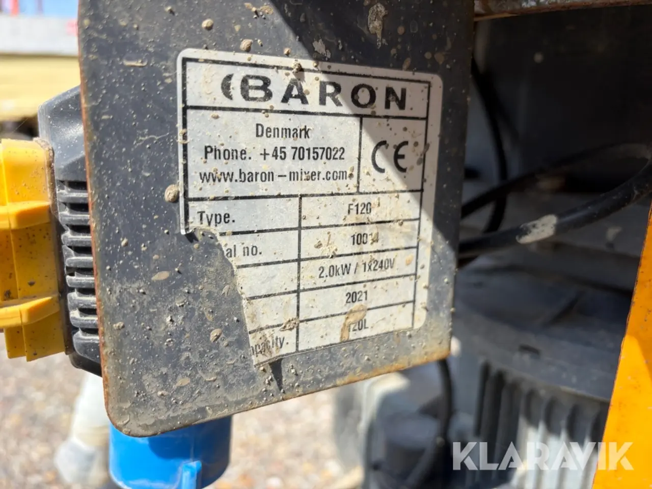 Billede 5 - Tvangsblander Baron F120 - 1 styk