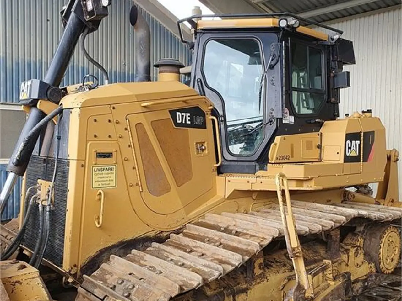 Billede 6 - Caterpillar D7E LGP - 28,5 ton - Ripper, Leica 3D GPS System - EPA