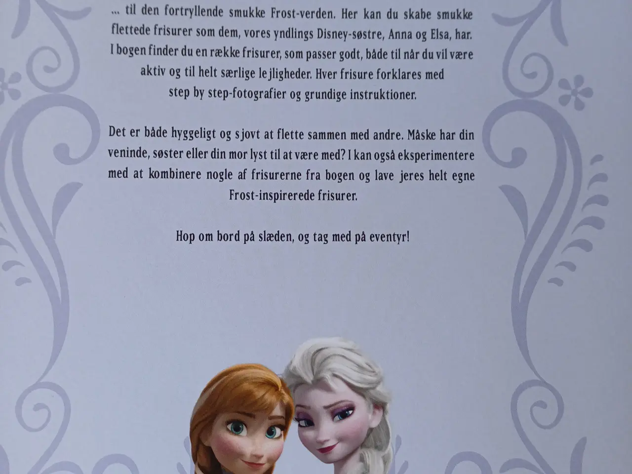 Billede 2 - Frost Fletninger bog inspireret af Anna og Elsa