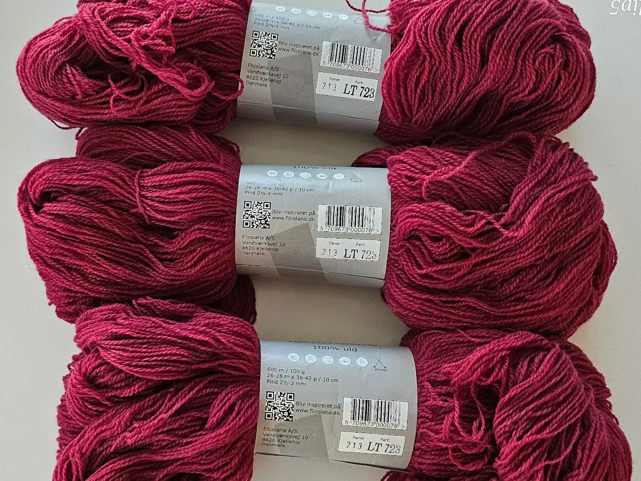 Billede 1 - 300 gr. Filcolana New Zealandsk lammeuld