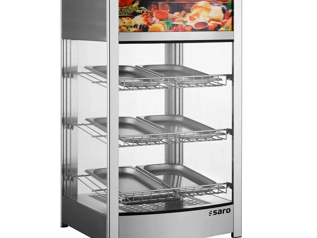 Billede 1 - Lodret Varmevitrine (FINN) – 97 Liter Varmeskab