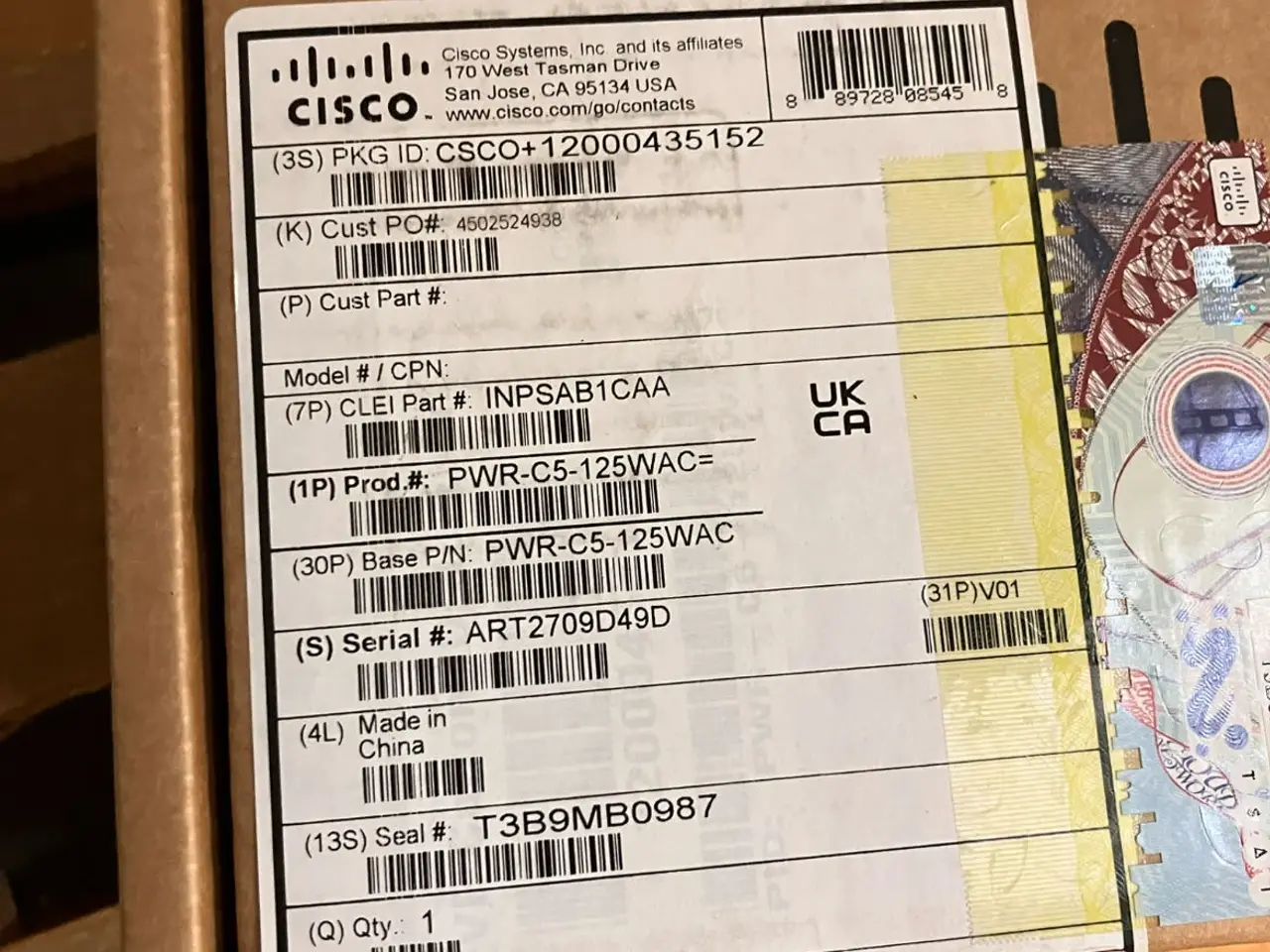Billede 4 - Cisco netværksswitch