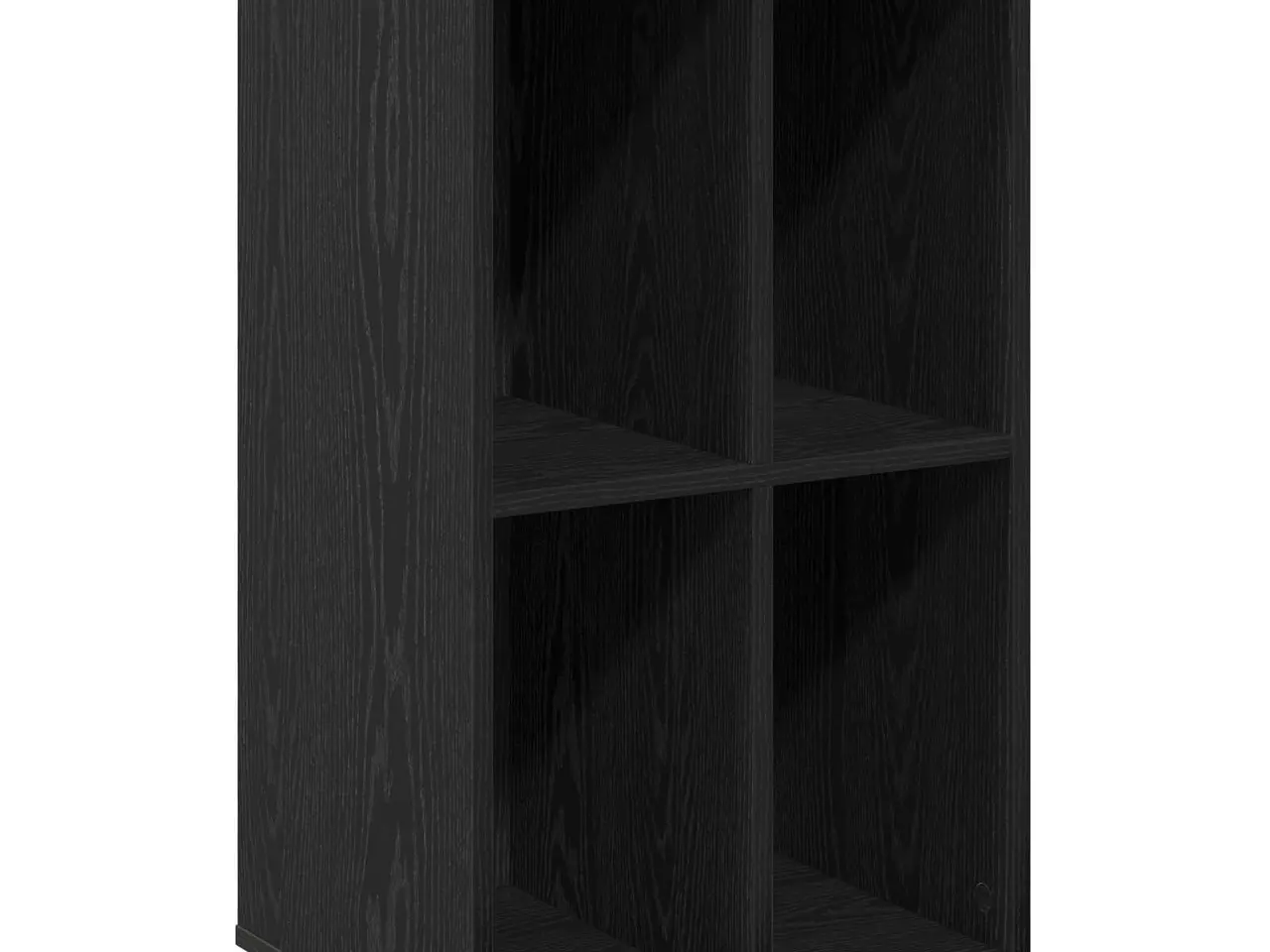 Billede 2 - Pladeskab i sort eg 44,5 x 36,5 x 74,5 cm