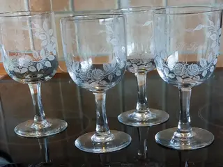 ANTIKKE ERINDRINGS GLAS - TIL LYKKE TIL ERINDRING