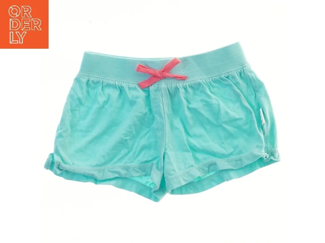 Billede 1 - Turkise shorts med elastik og sløjfe fra Jumbo (str. 104)