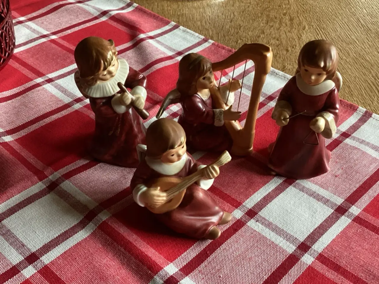 Billede 1 - 4 Tyske Goebbels Musik engle m/ instrumenter