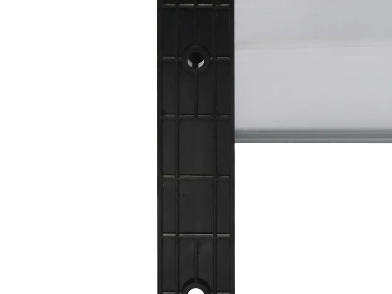 Billede 5 - Dørbaldakin 200 × 100 cm - sort beslag, klare PC-plader