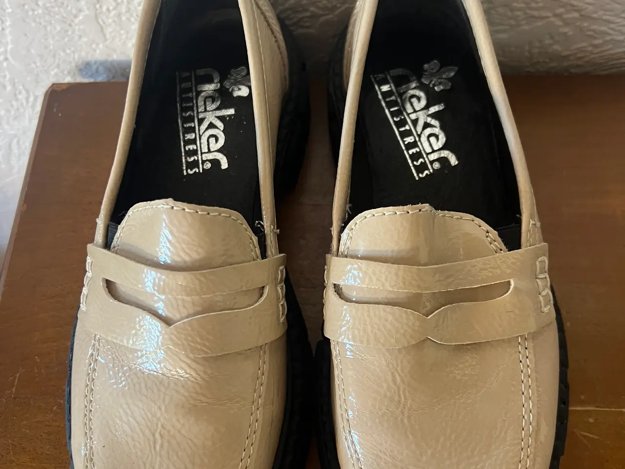 Billede 1 - NYE Riekers Lak Loafers Str. 37