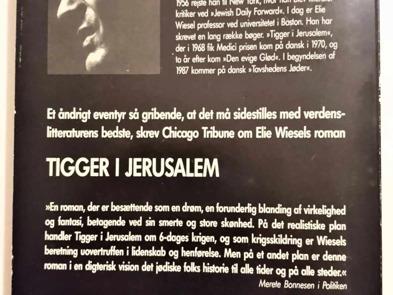 Billede 2 - Tigger i Jerusalem Af Elie Wiesel