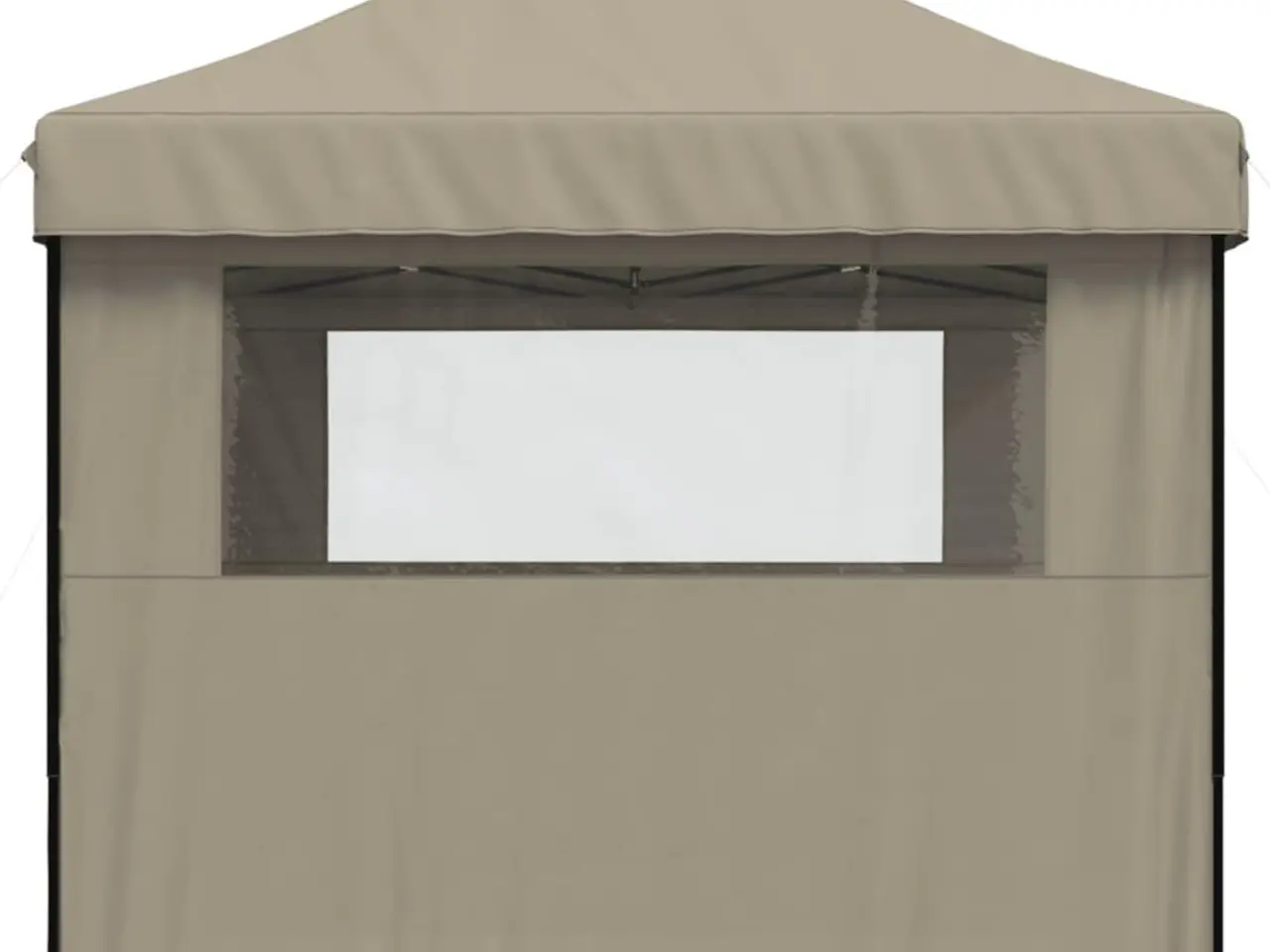 Billede 4 - Foldbart pop up-festtelt med 3 sidevægge - gråbrun