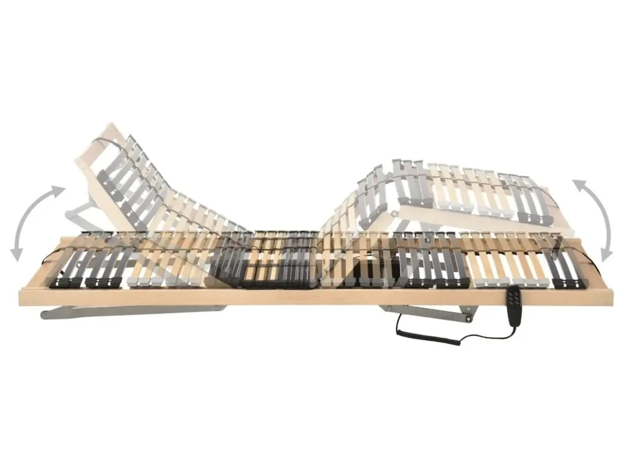 Billede 2 - Lamelbund med elevation - 42 lameller, 7 zoner, 90×200 cm