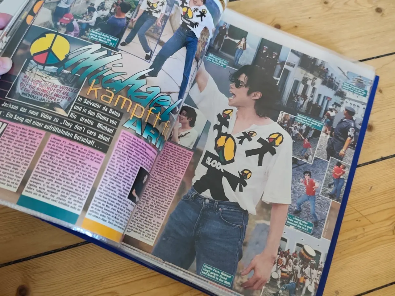 Billede 10 - Stort Ringbind med Michael Jackson 
