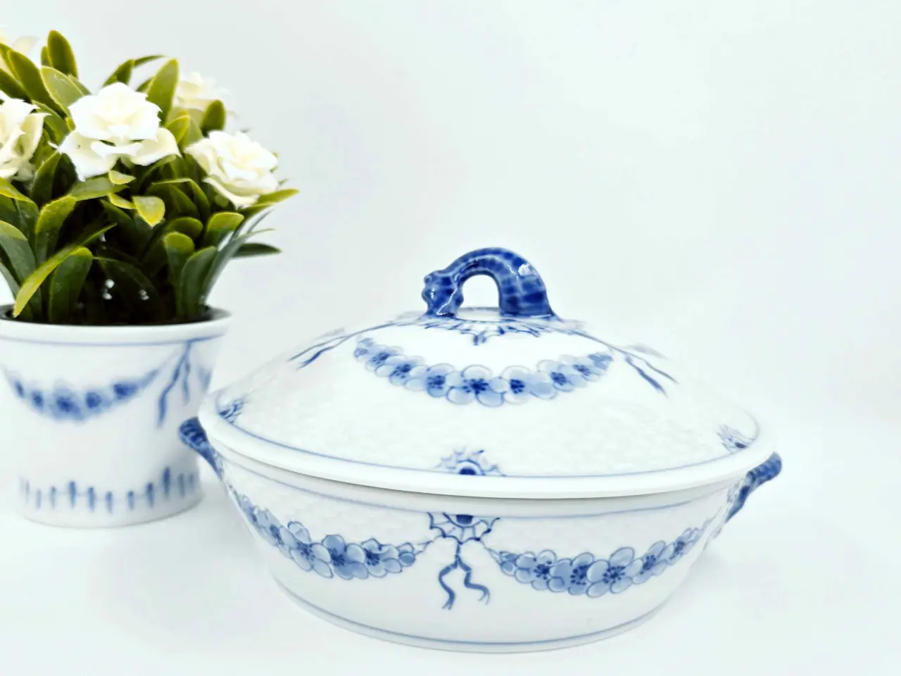 Billede 1 - Empire lågfad nr 5A Porcelæn 