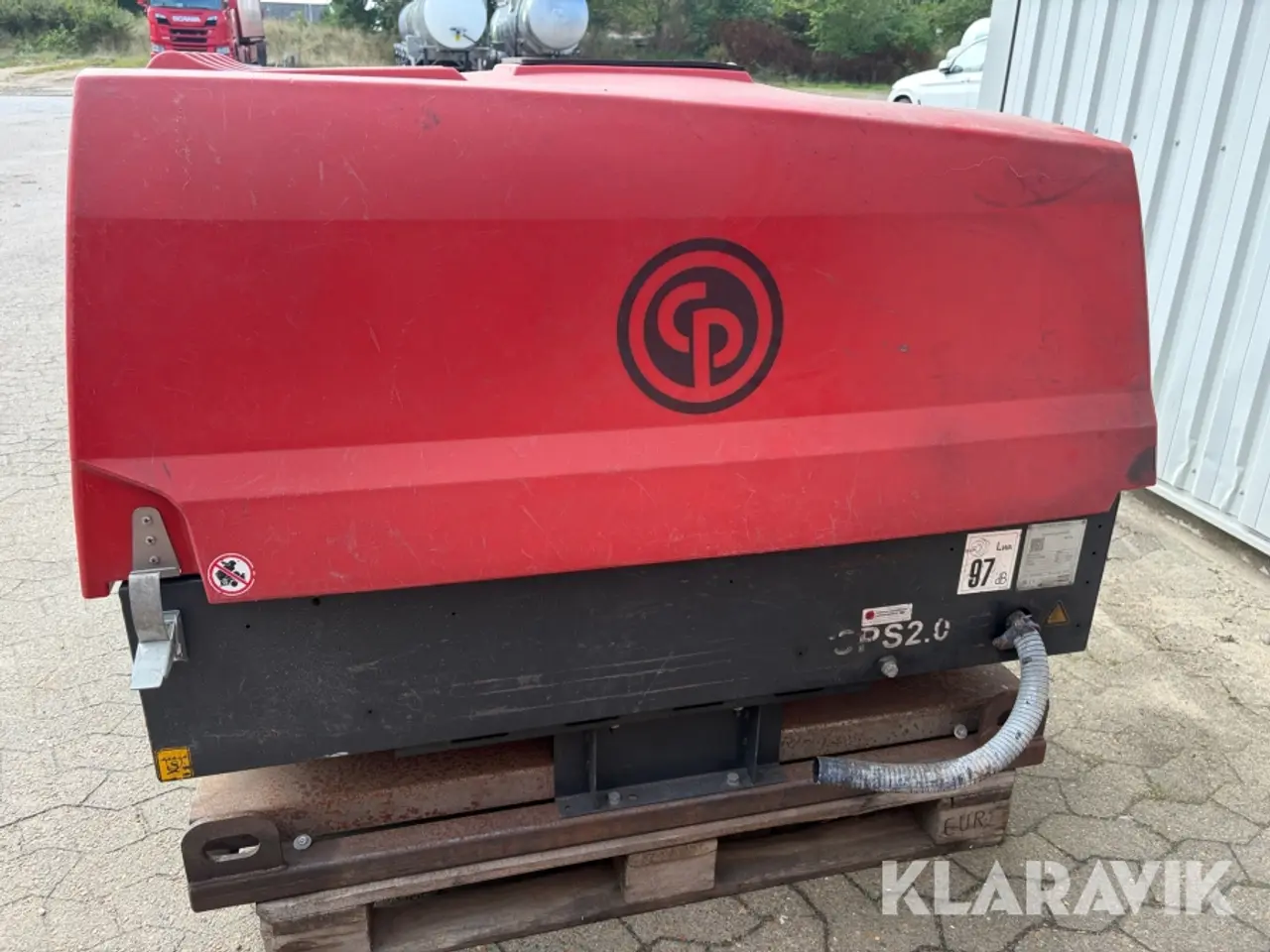 Billede 2 - Mobilkompressor Chicargo Pneumatic CPS2.0 - på gaffellommer