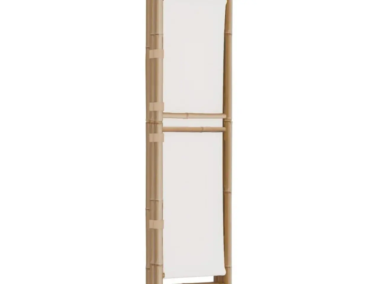 Billede 6 - Rumdeler med 3 paneler i bambus og cremehvid kanvas - 120 x 180 cm