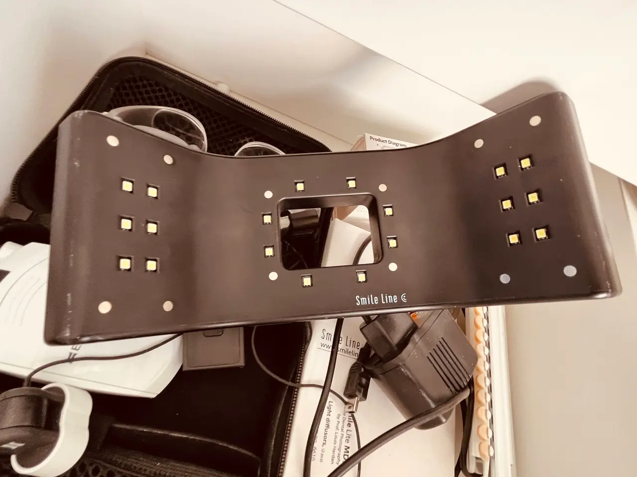 Billede 2 - Fotoudstyr til farveprøve + Lup briller Smile Line MDP , ESCHENBACH